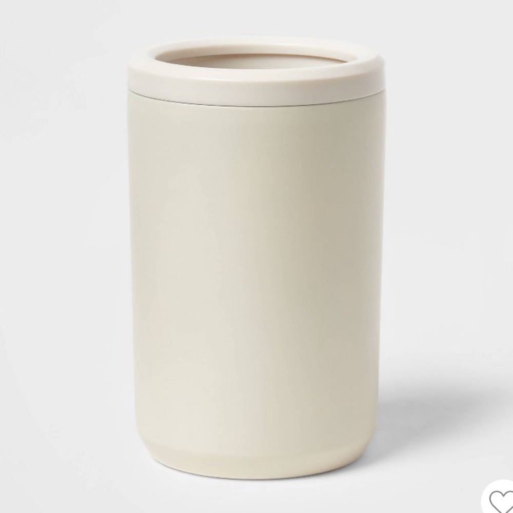 Stainless Steel Can Cooler - Standard New Ivory - Threshold NWT